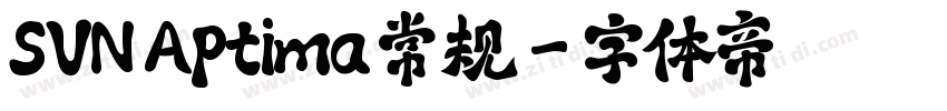 SVN Aptima 常规字体转换